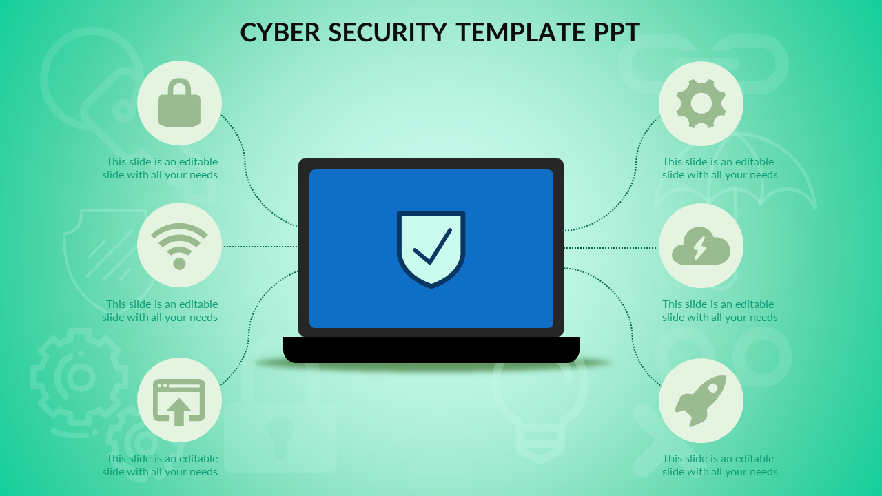 Free - Cyber Security Template PPT Presentation and Google Slides